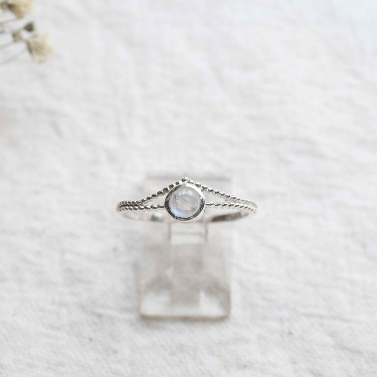 Bague Pierre de lune - Ariel