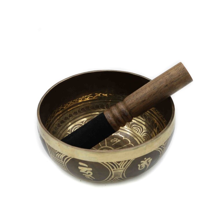 Tibetain bowl 690-790g - Carved