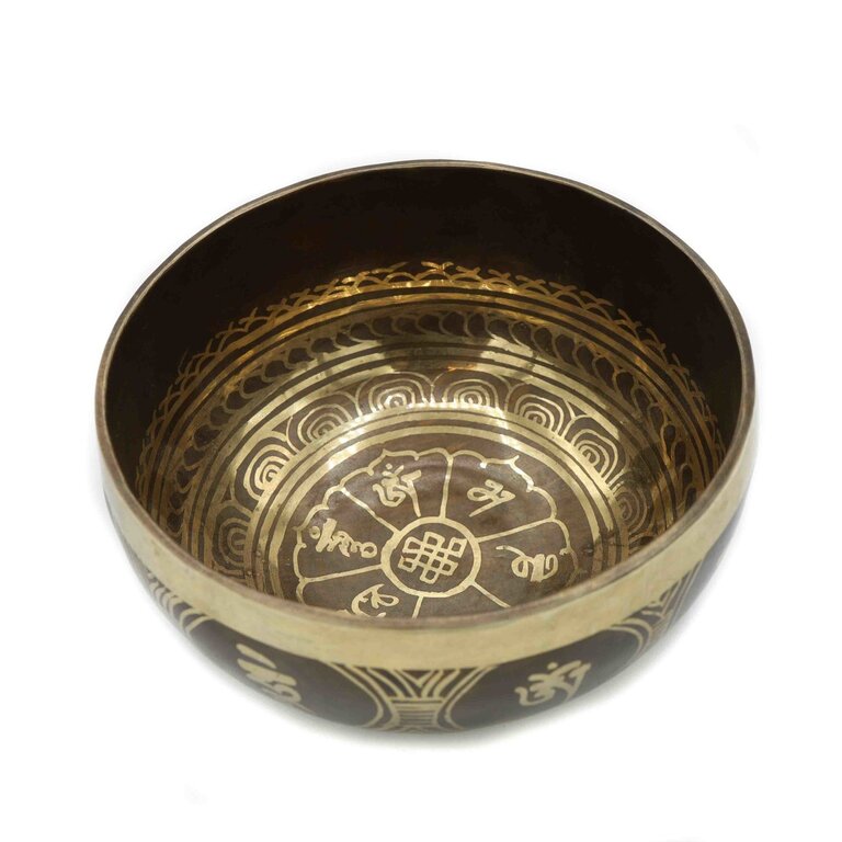 Tibetain bowl 690-790g - Carved