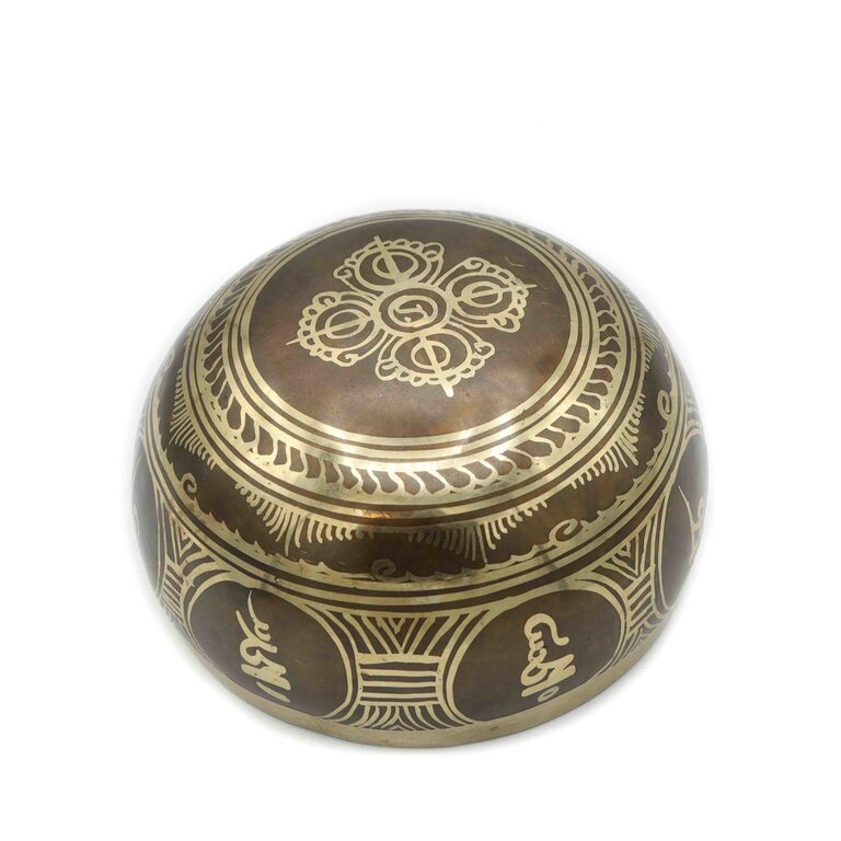 Tibetain bowl 690-790g - Carved
