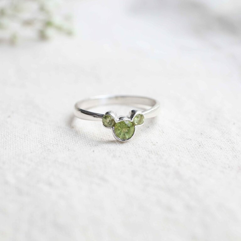 Peridot Ring - Mickey