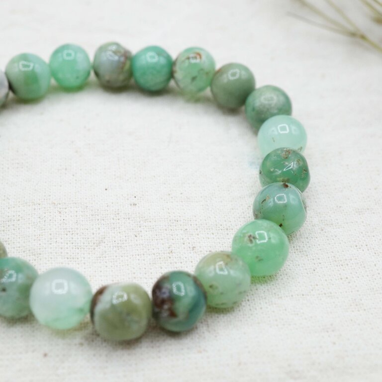 Chrysoprase Bracelet - Beads 8-8.5mm