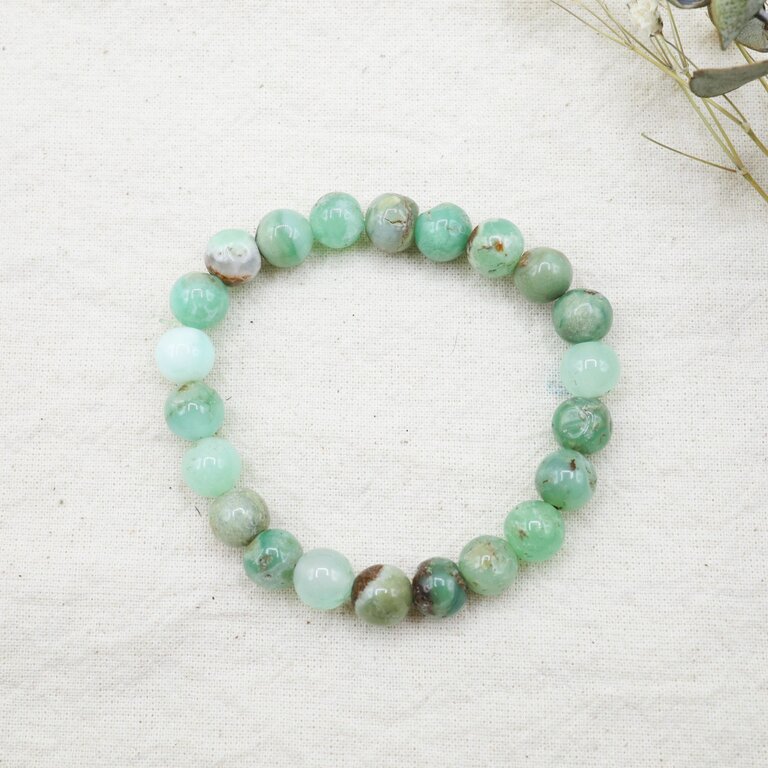 Chrysoprase Bracelet - Beads 8-8.5mm