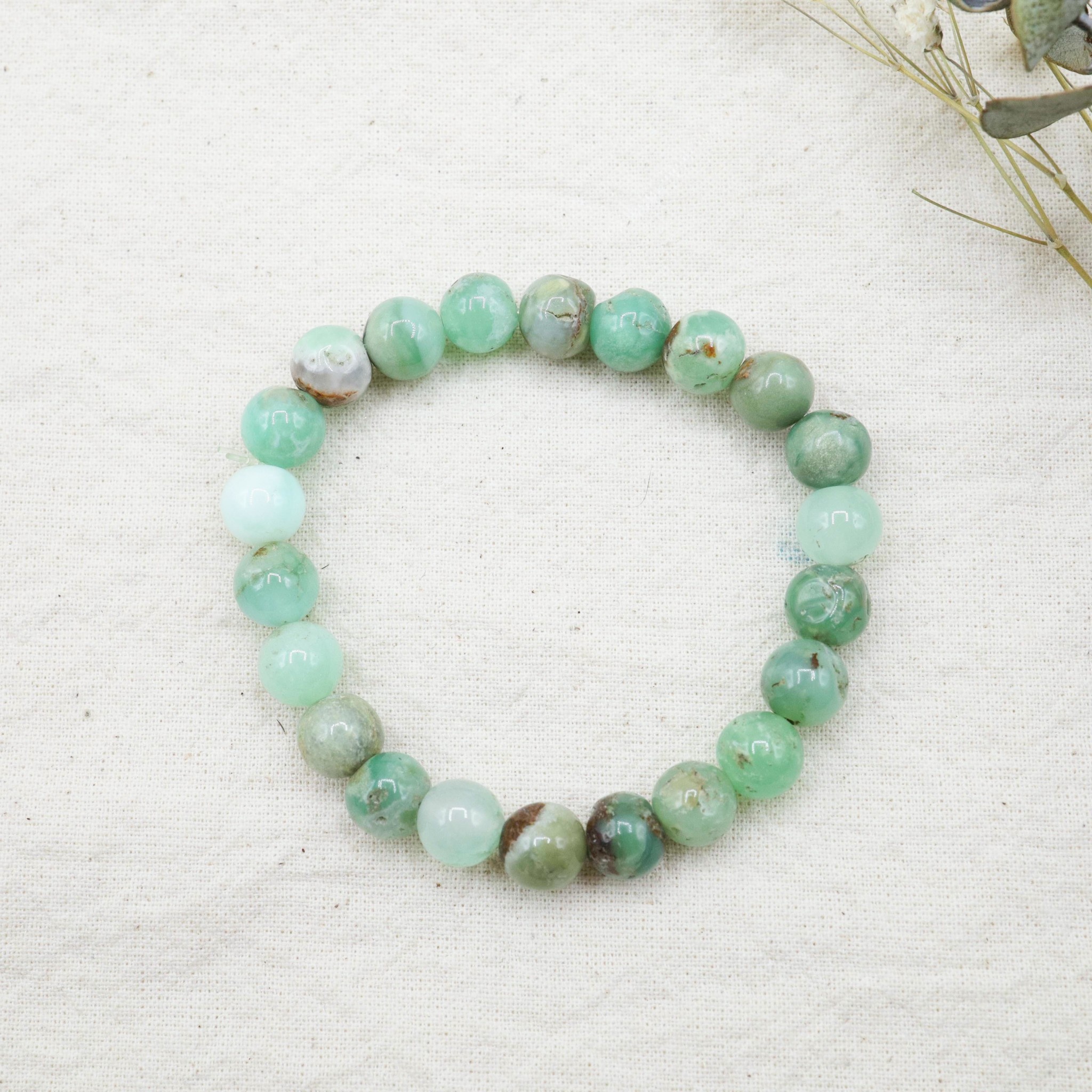 Chrysoprase Bracelet - Beads 8-8.5mm
