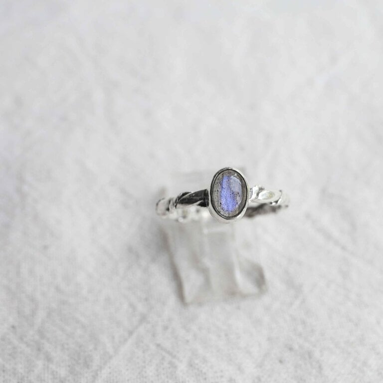 Bague Labradorite - Torsade