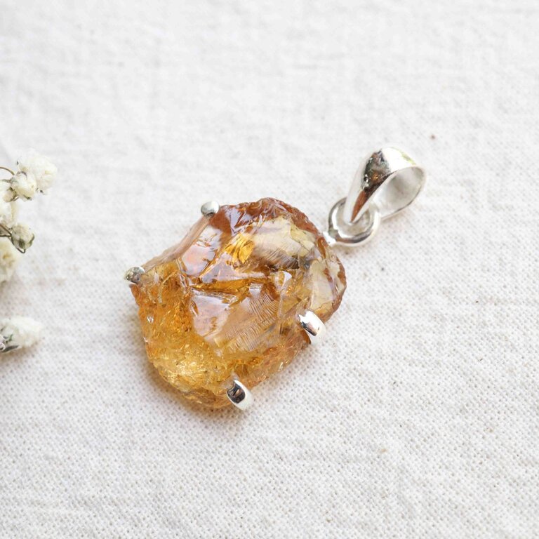 Pendentif Citrine - Brut