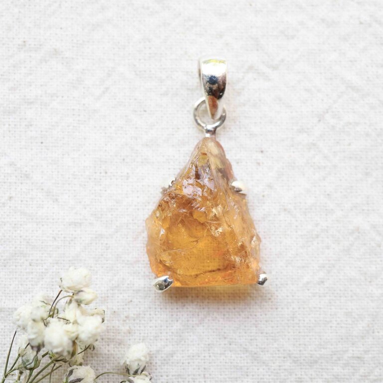 Pendentif Citrine - Brut