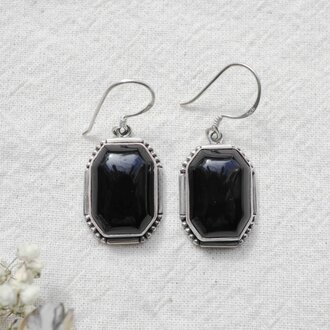 Boucles d'oreilles Onyx - Mystique Boucles d'oreilles Onyx - Mystique