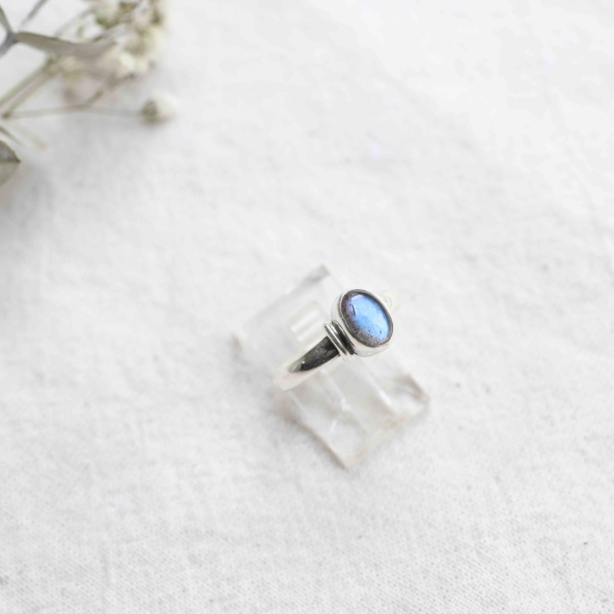 Labradorite Ring - Myosotis