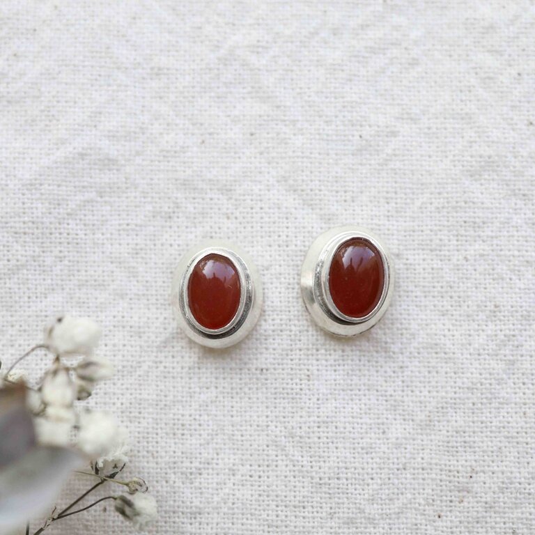 Carnelian Earrings - Aloès