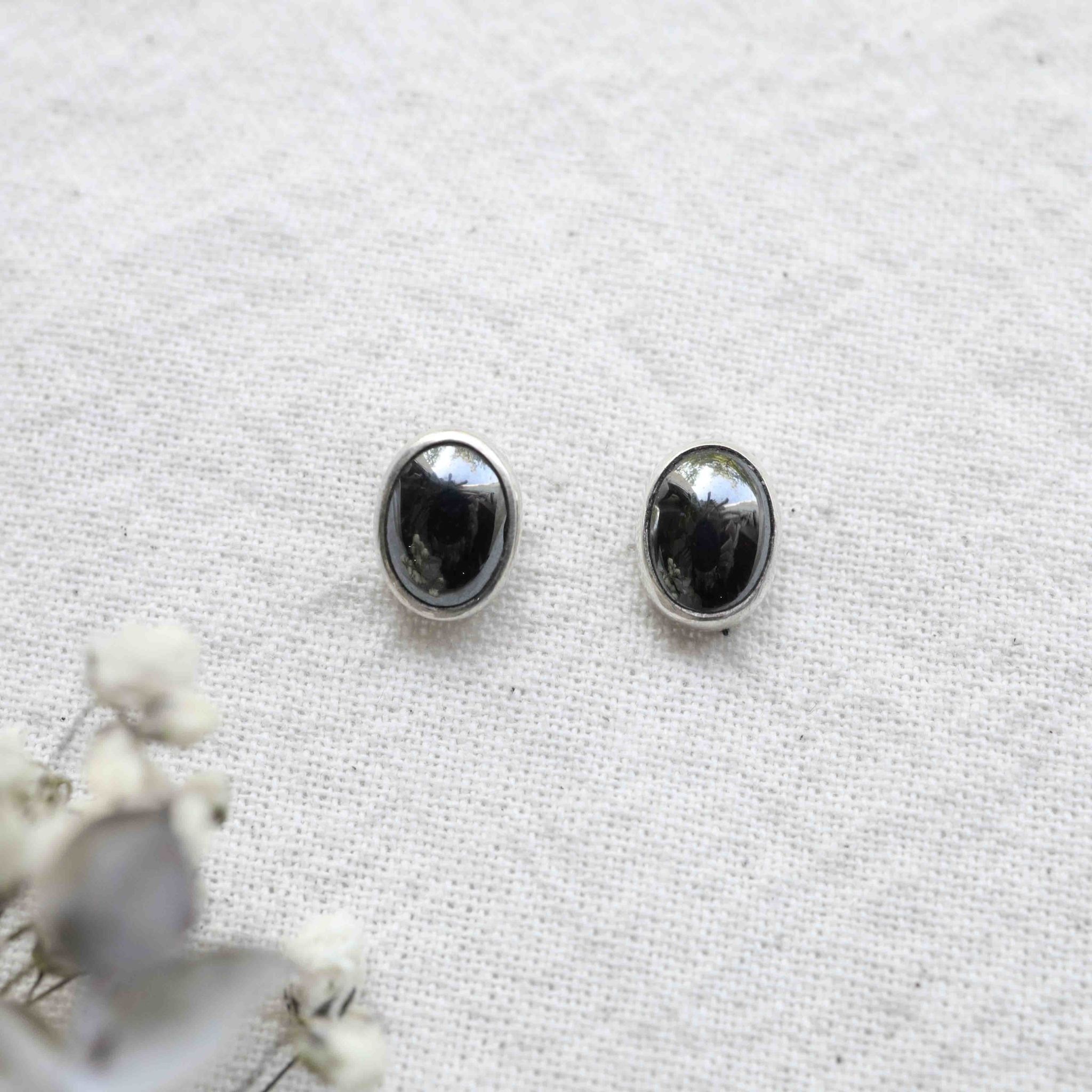 Hematite Earrings - Simple