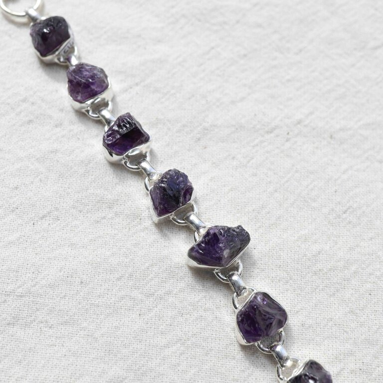 Amethyst Bracelet - Brut