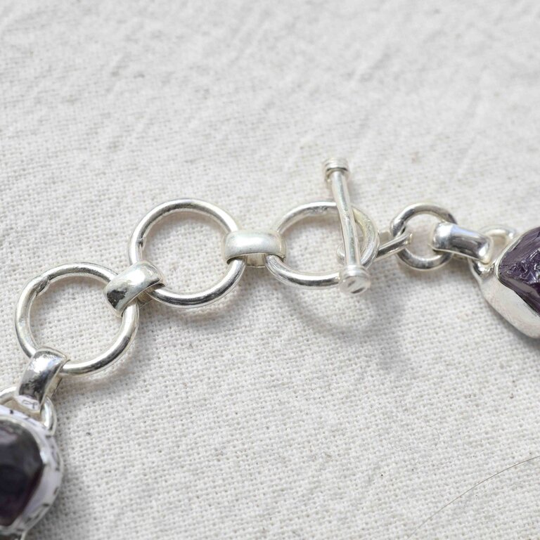 Amethyst Bracelet - Brut
