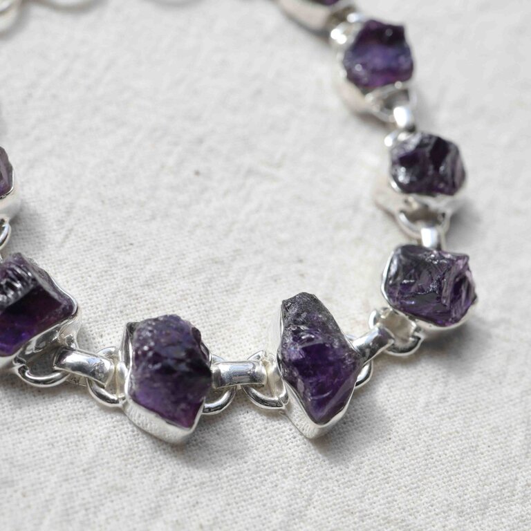 Amethyst Bracelet - Brut