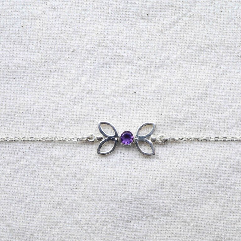 Bracelet Améthyste - Élégance