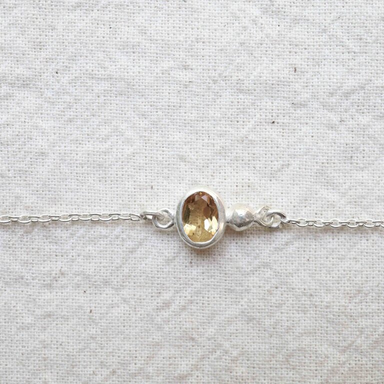 Bracelet Citrine - Élégance