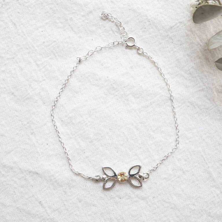 Bracelet Citrine - Élégance