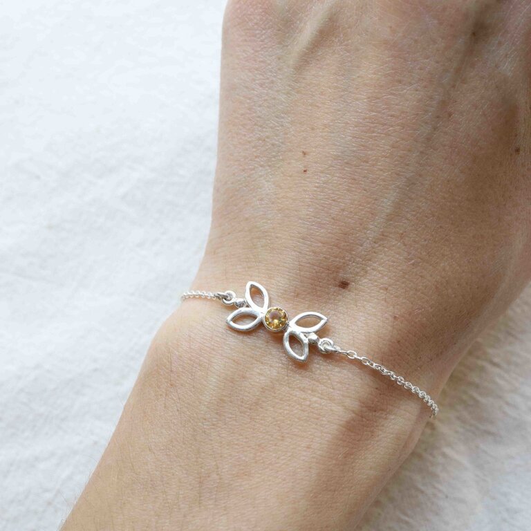 Bracelet Citrine - Élégance