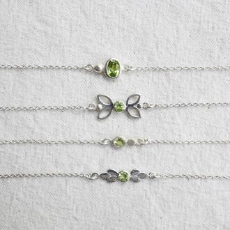 Peridot Bracelet - Élégance