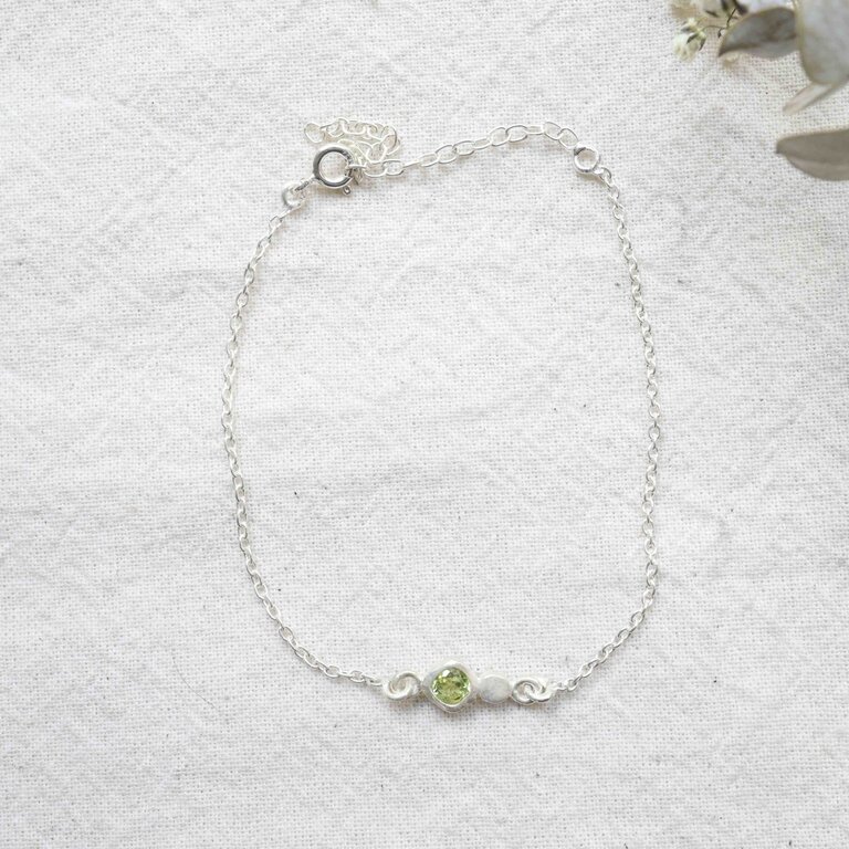 Bracelet Péridot - Élégance