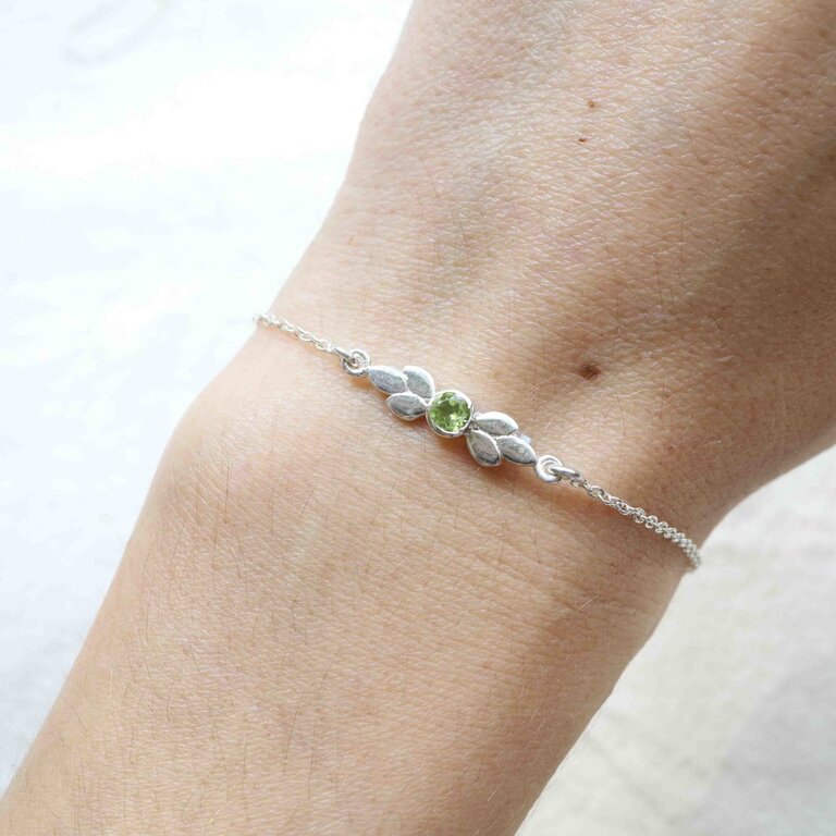 Bracelet Péridot - Élégance