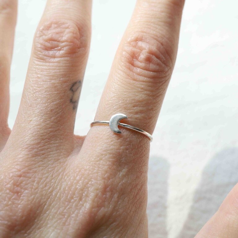 Silver ring - Lune