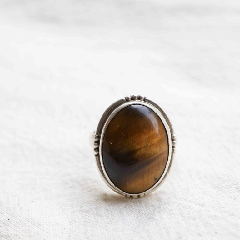 Bague Oeil de tigre - Cascade