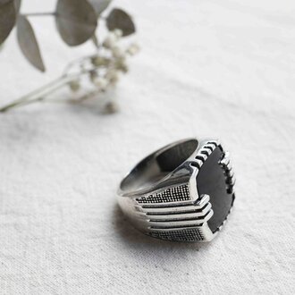Bague Onyx - Zeus Bague Onyx - Zeus