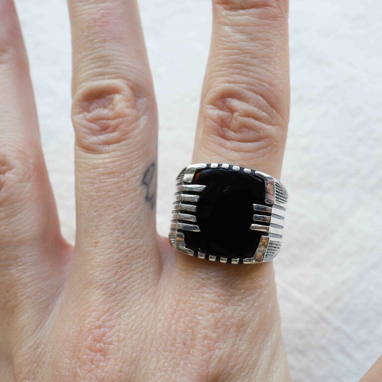 Bague Onyx - Zeus