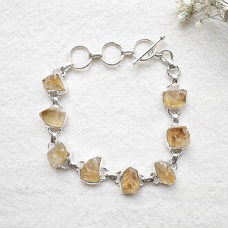 Bracelet Citrine - Brut