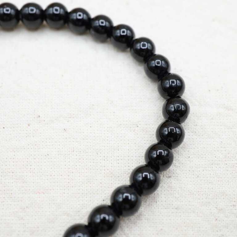 Bracelet Tourmaline noire - Billes