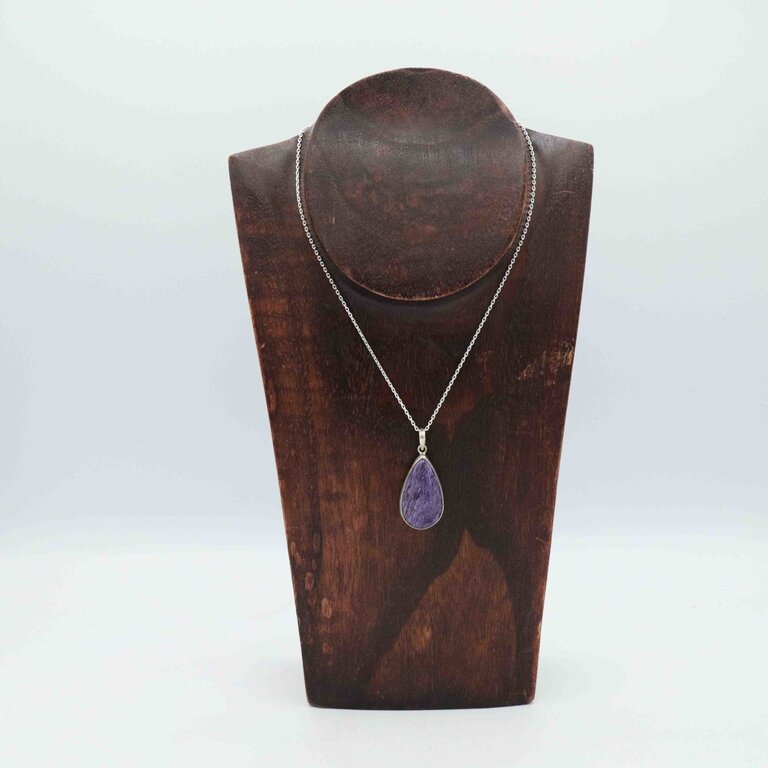 Pendentif Charoïte - Goutte