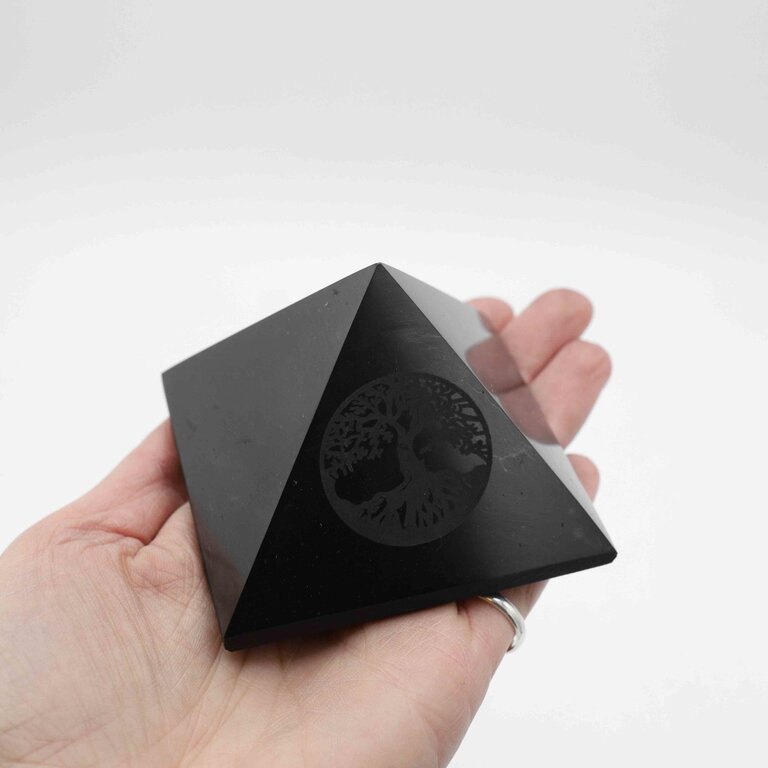 Shungite pyramide - Arbre de vie