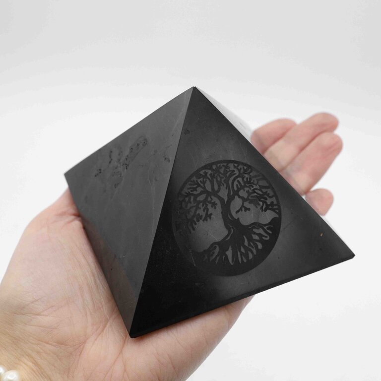 Shungite pyramide - Arbre de vie