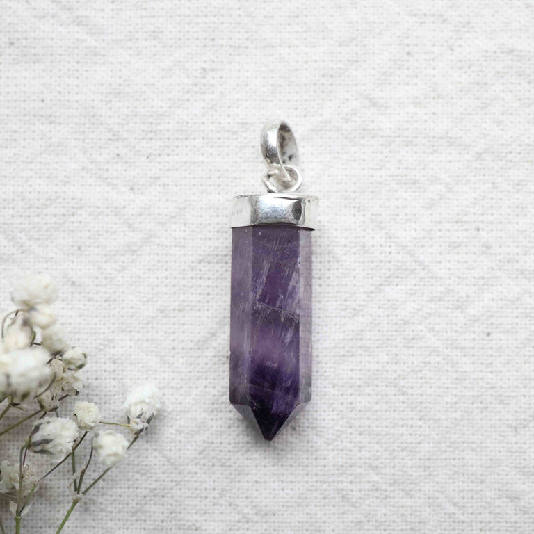 Pendentif Améthyste - Pointe