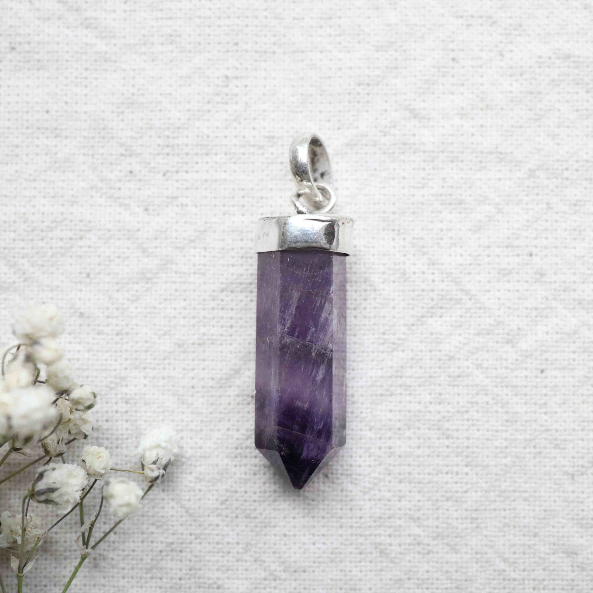 Amethyst Pendant - Point