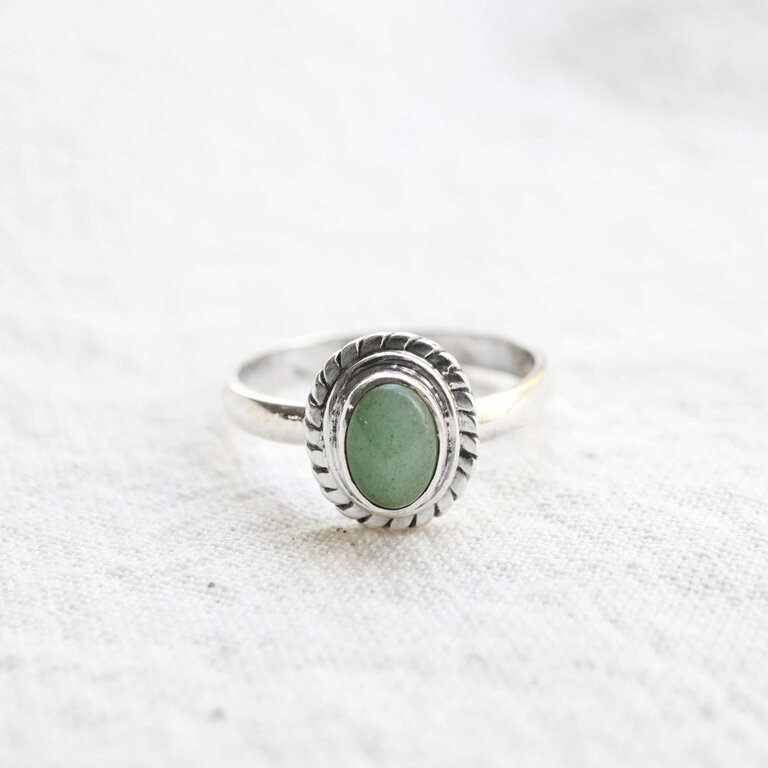 Bague Aventurine verte - Arlo