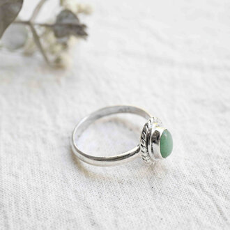 Green Aventurine Ring - Arlo
