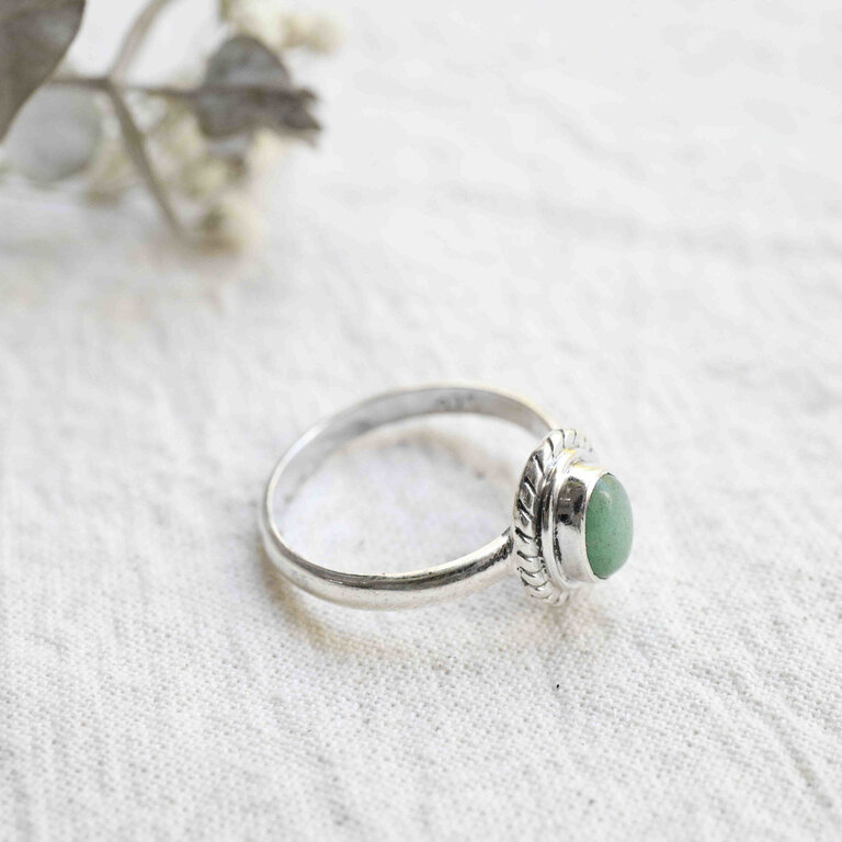 Bague Aventurine verte - Arlo