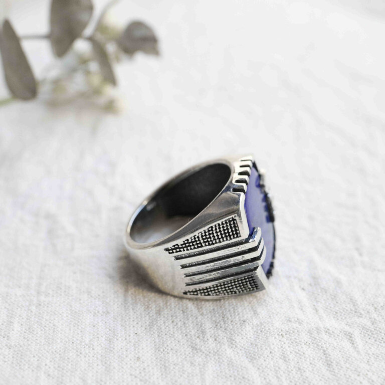 Bague Lapis Lazuli - Zeus