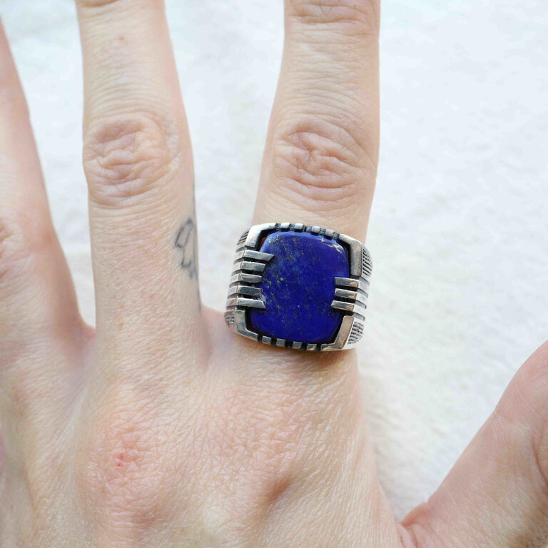 Bague Lapis Lazuli - Zeus