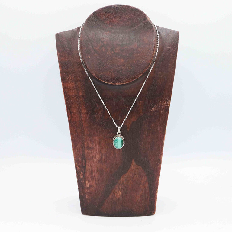 Pendentif Malachite - Dahlia