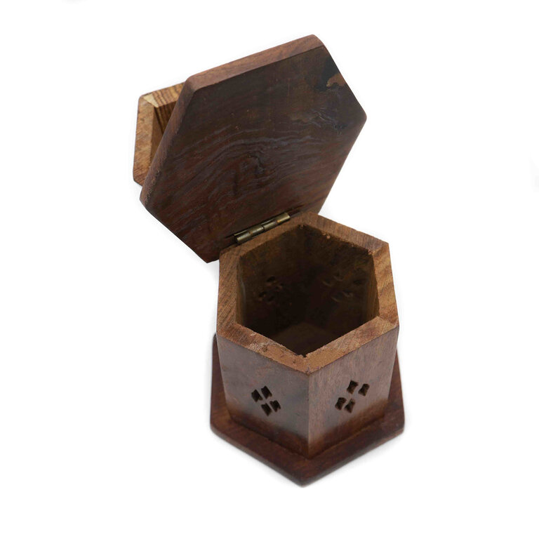 Porte-encens en bois - Cônes