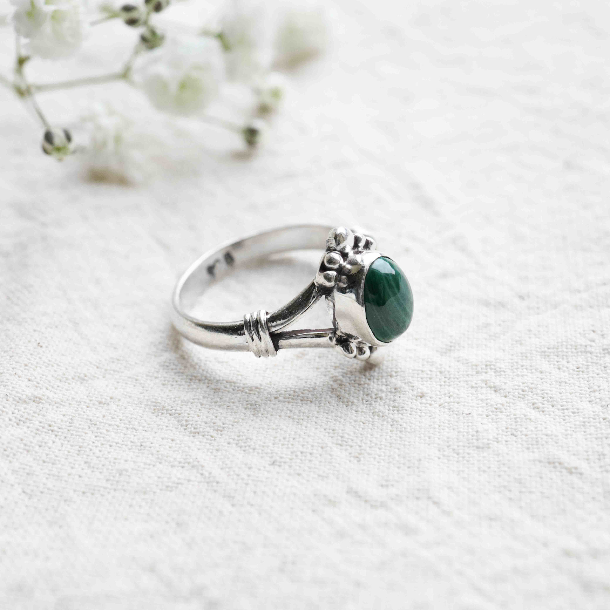 Malachite Ring - Phénix