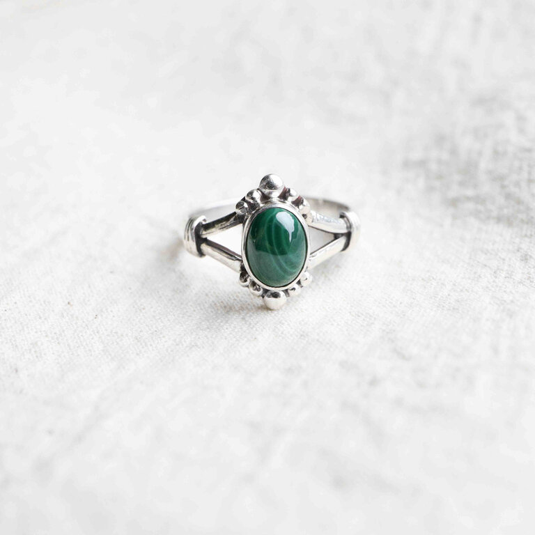 Bague Malachite - Phénix