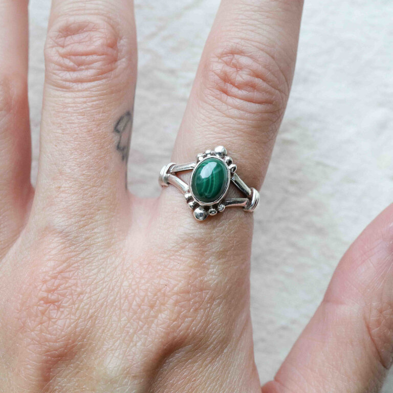 Malachite Ring - Phénix