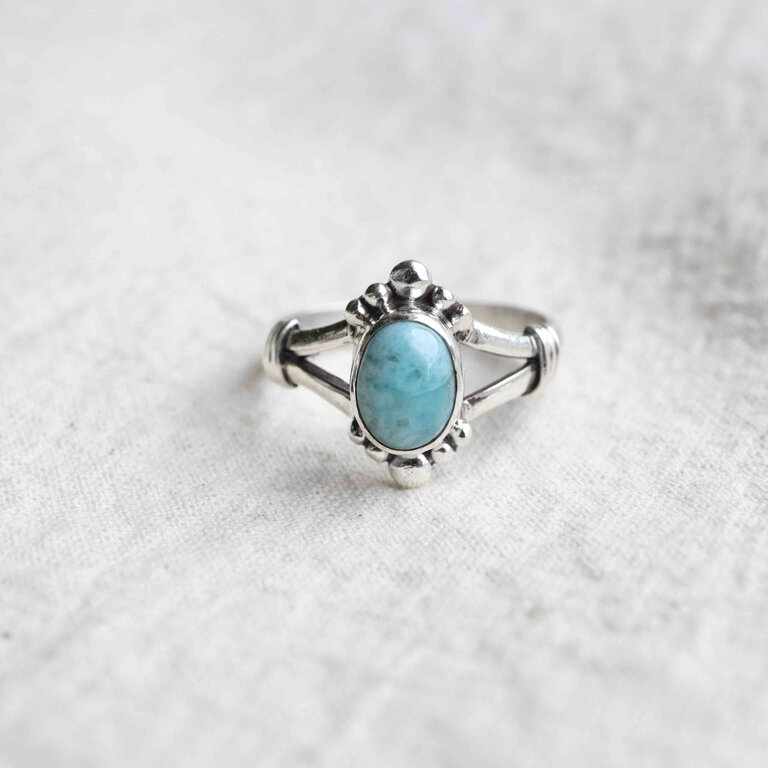 Bague Larimar - Phénix
