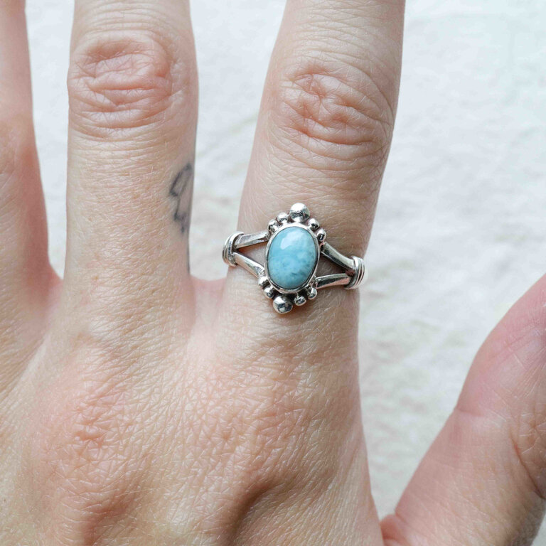 Bague Larimar - Phénix