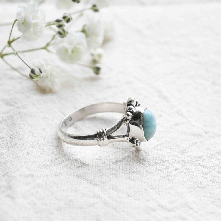 Bague Larimar - Phénix