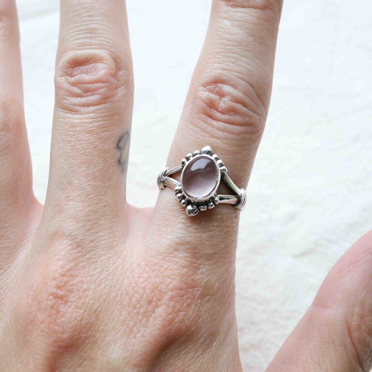 Rose Quartz Ring - Phénix